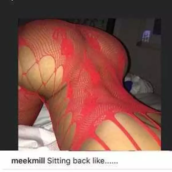 Meek Mill’s shares X-rated photo leaving fans confused if it’s Nicki Minaj